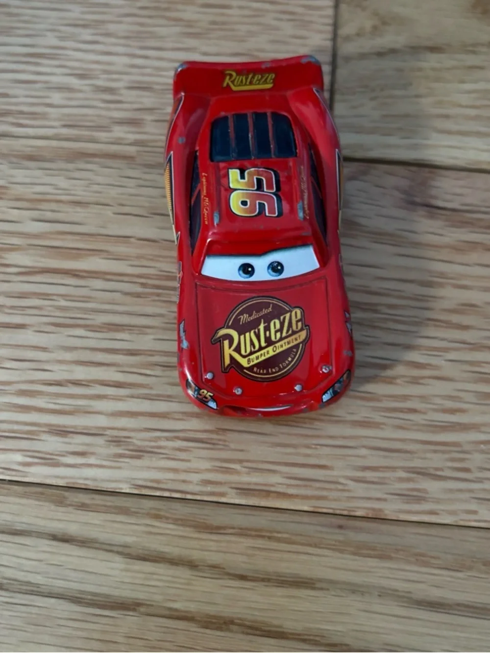 Disney Lightning McQueen Red Racing Car Toy with Rust-eze Graphics